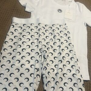 Marine Serre - Moon Logo Shirt + Capri Leggings